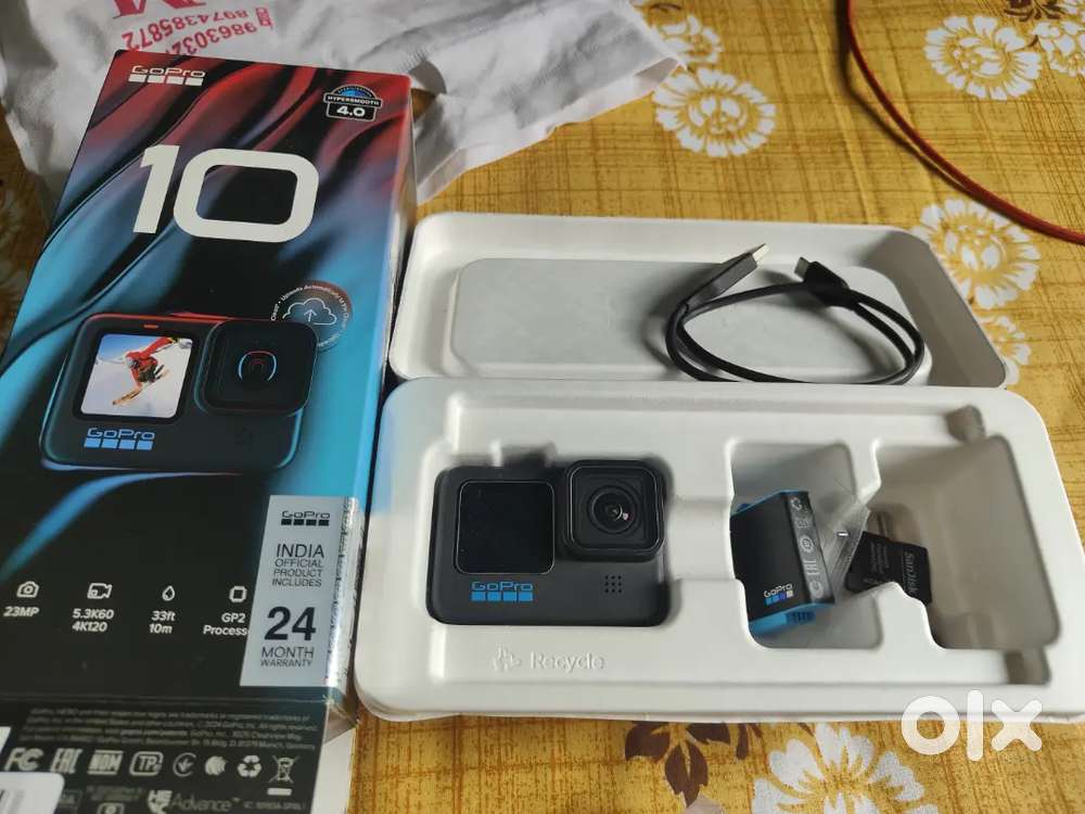 For Sale: GoPro (Only 1 Year Old)with Cash memo, warranty for 2 years