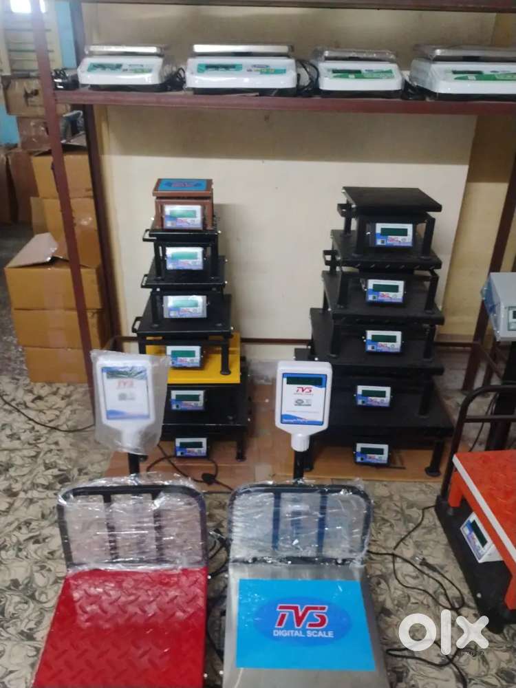 TVS digital weight machine for all Shop, Platform weighing Scale