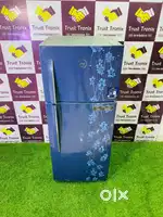 +- Eon Goorej Blue Colour latest  Flower Design Double Door fridge...