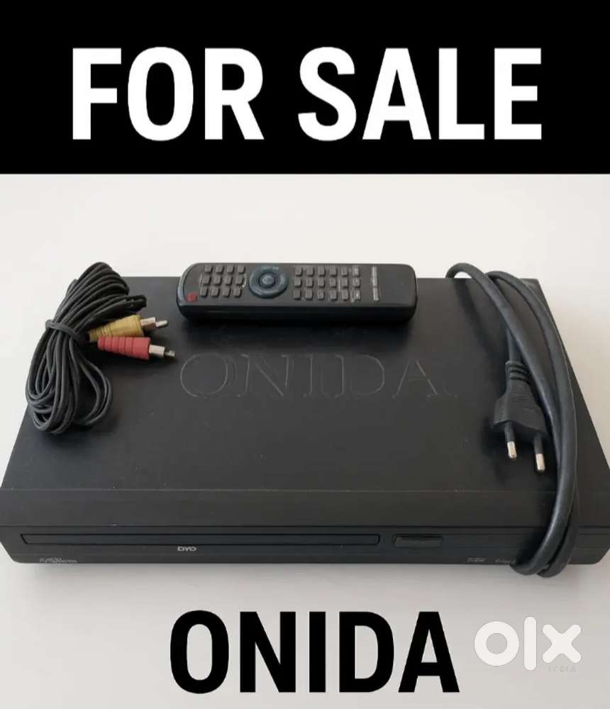 Onida DVD player-fully working -with remote &cable-₹900