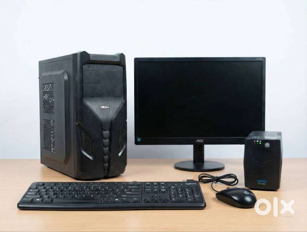 Complete Desktop PC Setup  i3 6th Gen  8GB RAM  New AOC 21.5 Monit