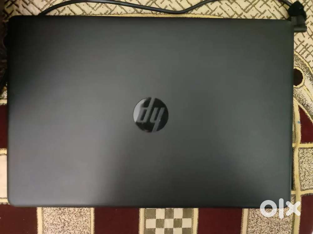 Black stylish HP laptop