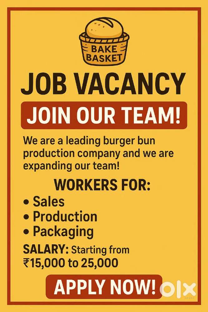 Job Vacancy – Join Our Team!