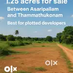 1.25 Acre Land near Asaripallam Indra Nagar