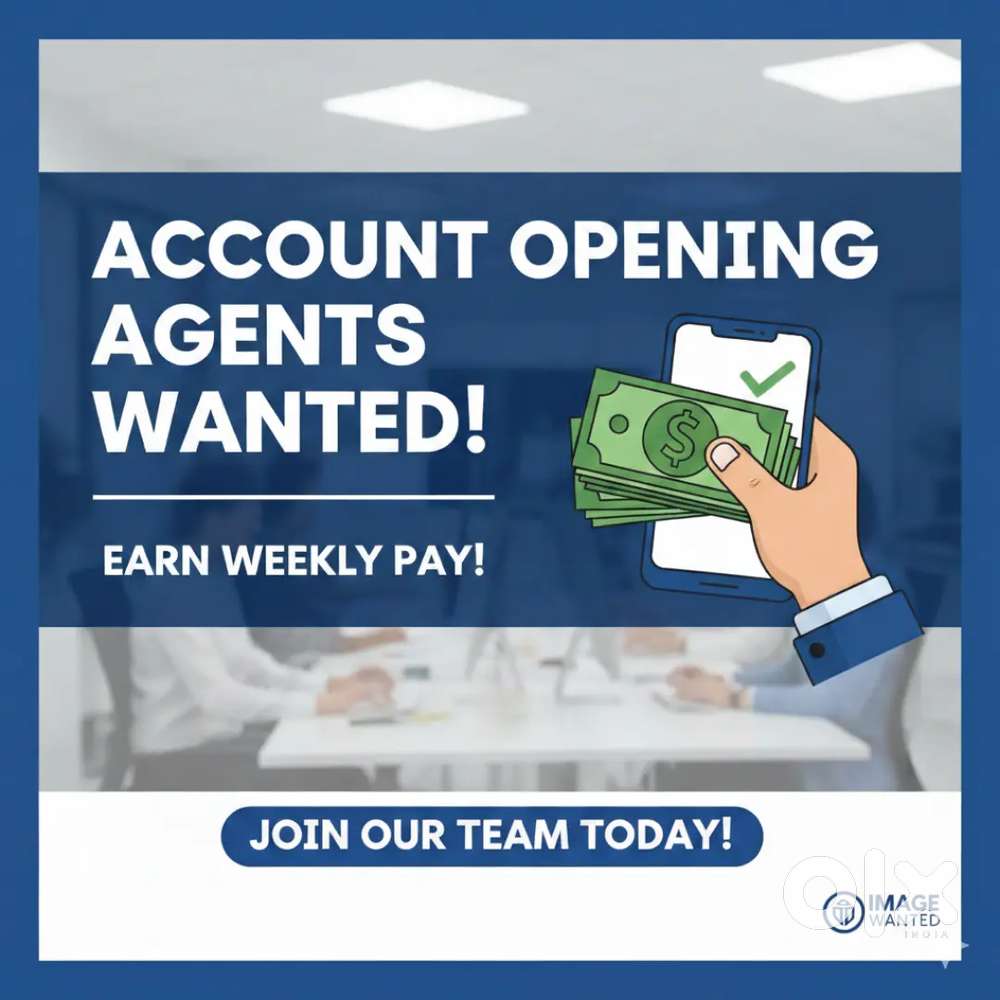 need bank account opening agents (Kotak zero balence )