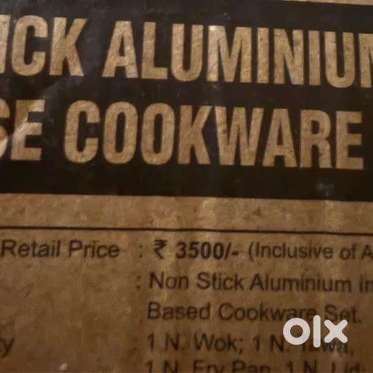 New sheffield (induction and gas) cookware.