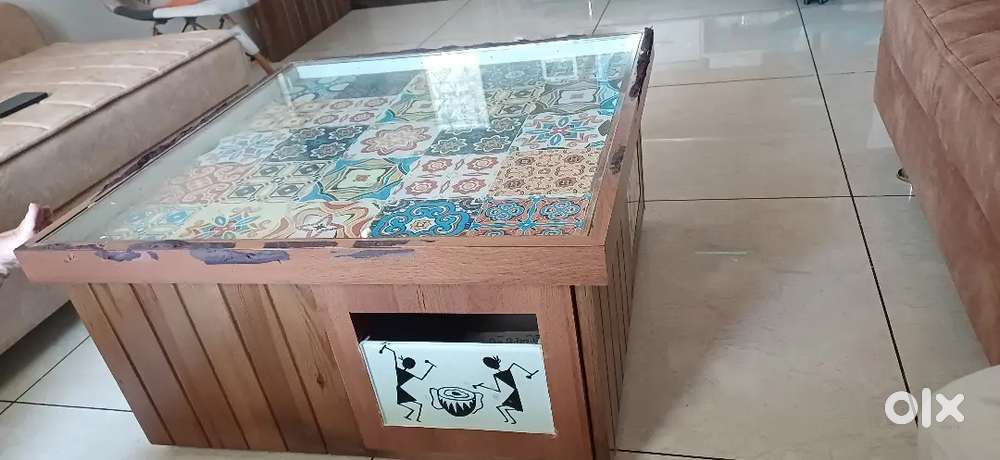 Saag Wood Lined Premium Coffee Table