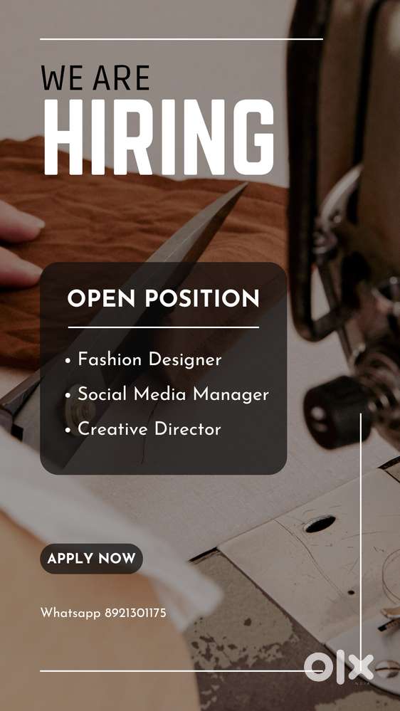 Fashion designer , Thalayolaparambu Kottayam