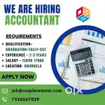 Data entry,Back office, Front office, Accountant, Security Guard