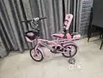 Hardly used pink cycle for 3 to 6 years baby