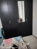 4 Door Wardrobe / Almirah / Cupboard with Mirror, Shelves & Locker