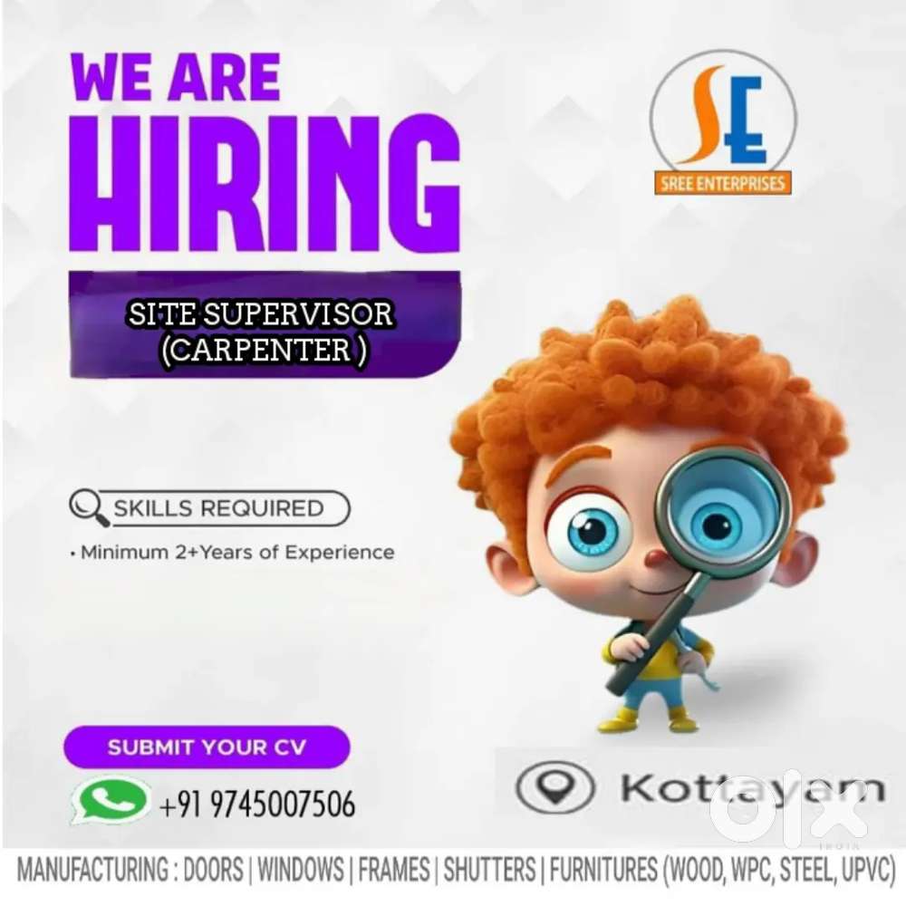 SITE SUPERVISOR (carpenter )