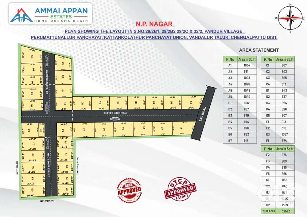 GUDUVANCHERY pakkathula low budget la plots for sale