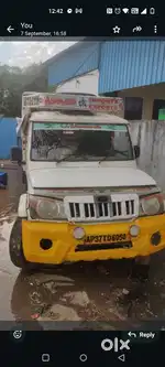 Bolero pickup heavy with large truck with good condition
