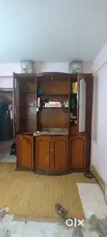 Tick wood TV UNIT