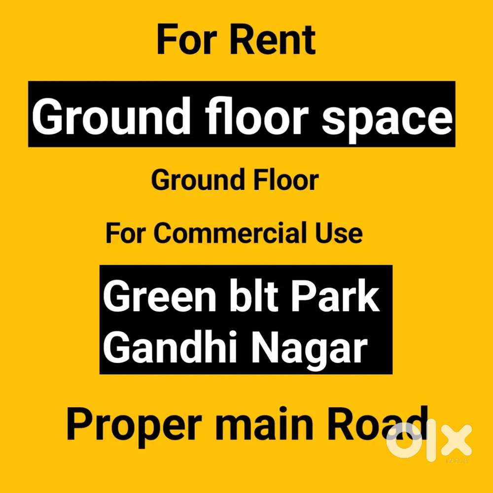 Space for rent Main road Green blt park