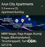 House for sale in Arun City Apartment, MRR nagar near Bikshandar Kovil