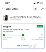 Iphone 16 pro Sealed Packed desert titanium 128gb
