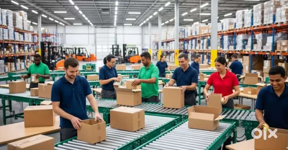 गोदाम में पैकिंग करने के लिए लड़के और लड़कियों की आवश्यकता है