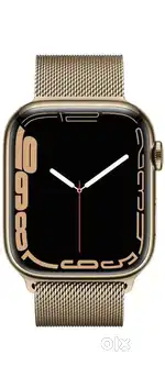 Apple series 7 stainless steel watch 45mm