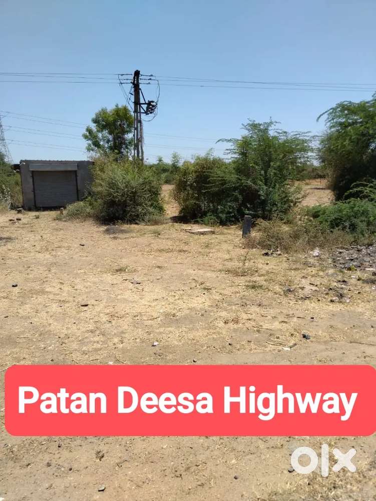 1.5 vigha land for sale Patan Deesa Highway