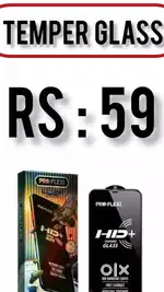 HD+ TEMPER GLASS RS : 59