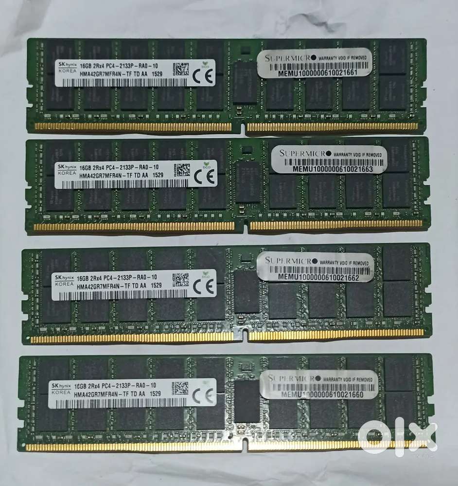 Sk Hynix DDR4 Ram 16Gb 2133p (4 piece) for workstation and server pc