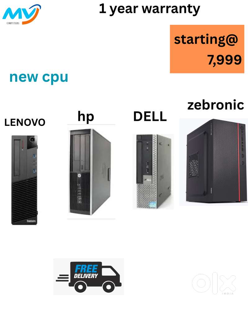 Desktop Laptop Sales & Service  Branded CPU - i5 Process