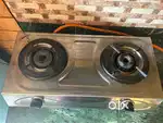 Stainless steel Two burner gas stove