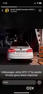 Volkswagen Jetta 2011-17 lip spoiler M style imported
