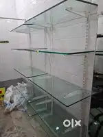 Glass racks for showroom