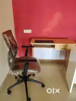 Computer table and chair