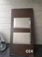 Wooden mein door with handles
