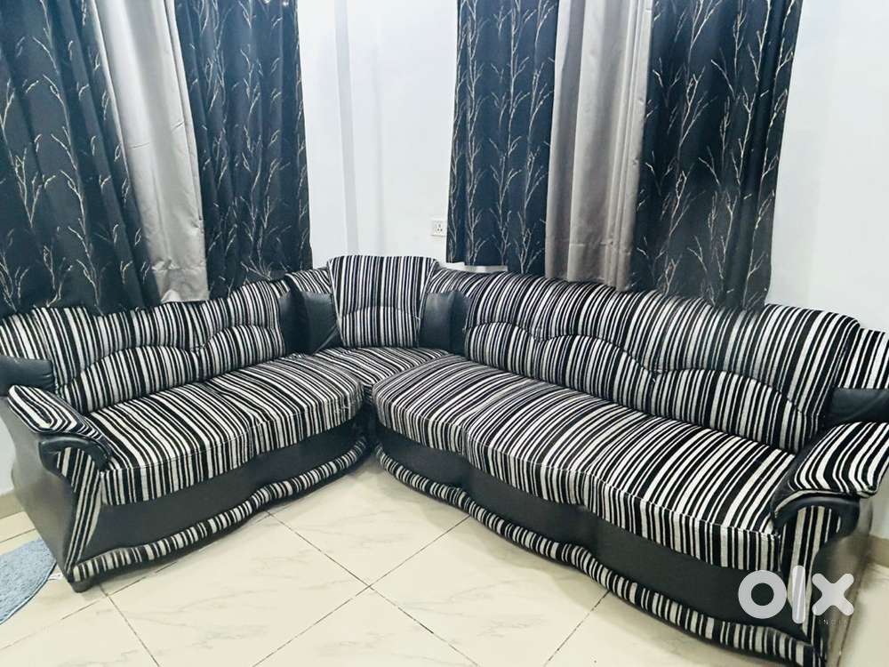 L shape sofa along with couch