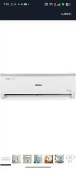 Voltas 2 ton 3 star inverter split AC 243V vectra elite white