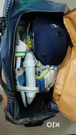 Cricket kit, skating shoes