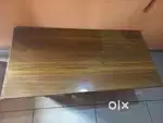 2 sofa set with covers and 1 table