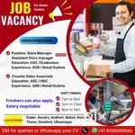 Counter sales staff