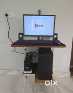 i3 Computer Total Setup with Table for Sale: 22,000/-
