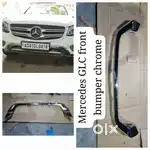 Mercedes glc front bumper crome spoiler