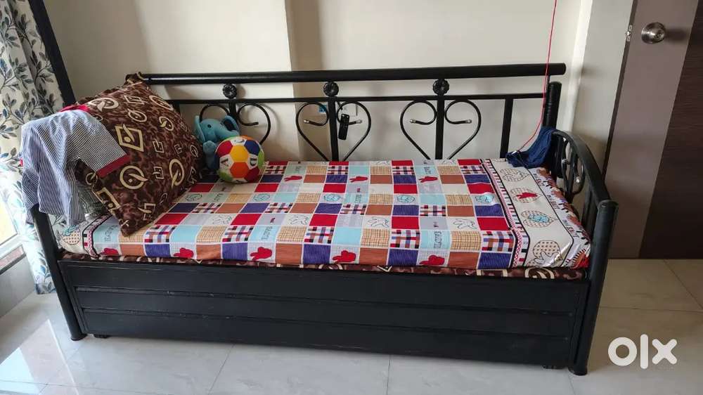 This picture is of the SOFA CUM BED comes with 3 pillows and 2 matress