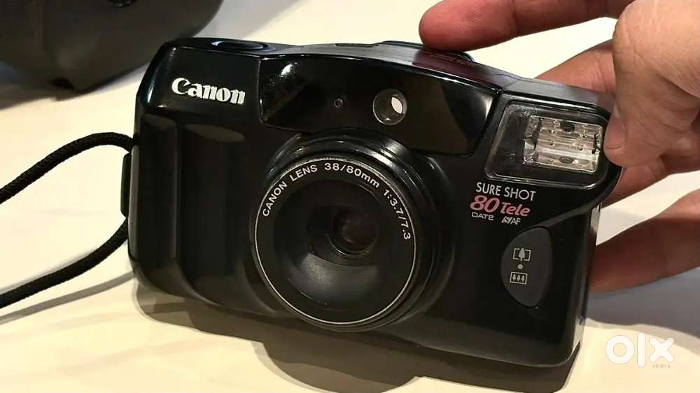 vintage 80s canon camera