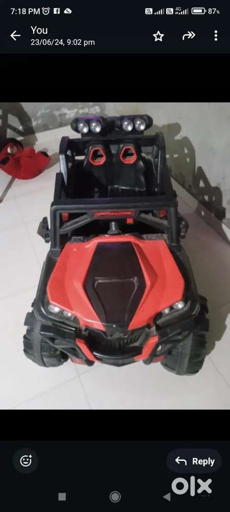 Toy Thar car, with remote control  New condition h