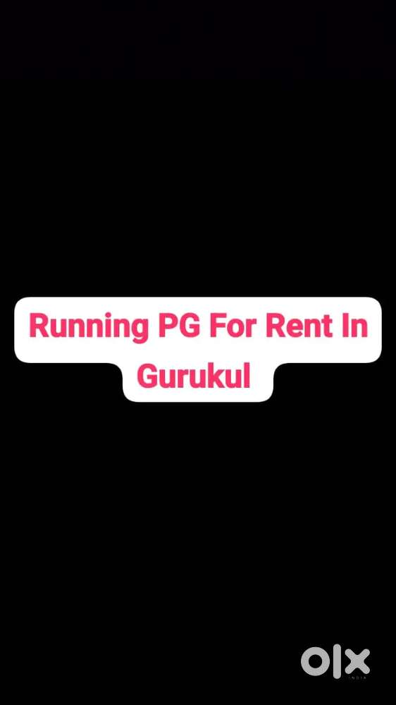 Running PG For Rent In Gurukul
