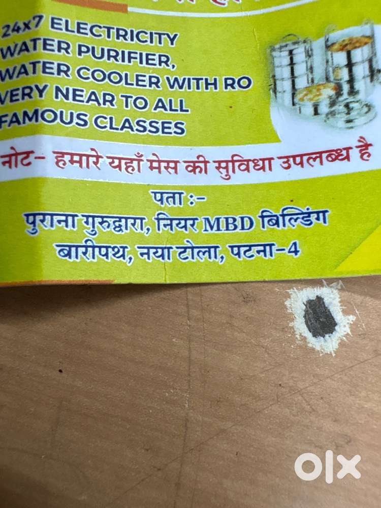 Space for tiffin service with all equipment