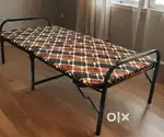 Brand new single mattress attached bed//