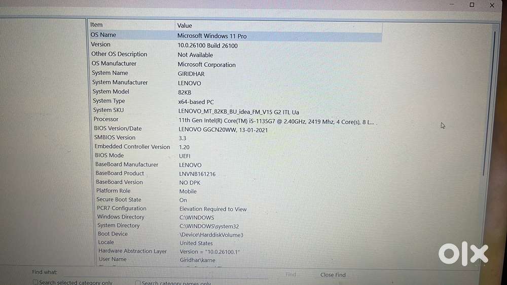 Lenovo laptop for sale very less used with upgraded festures