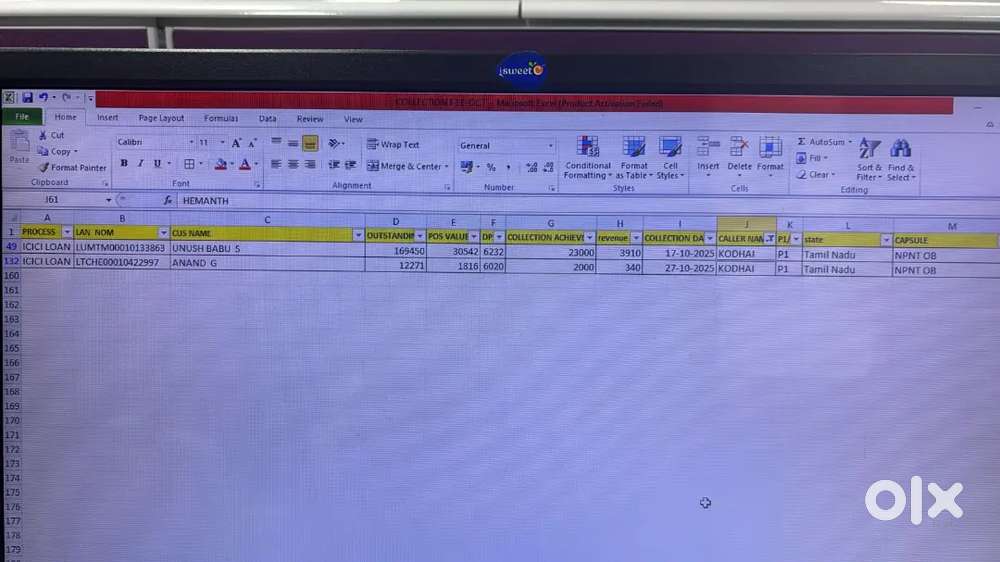 Telecalling & out bond process