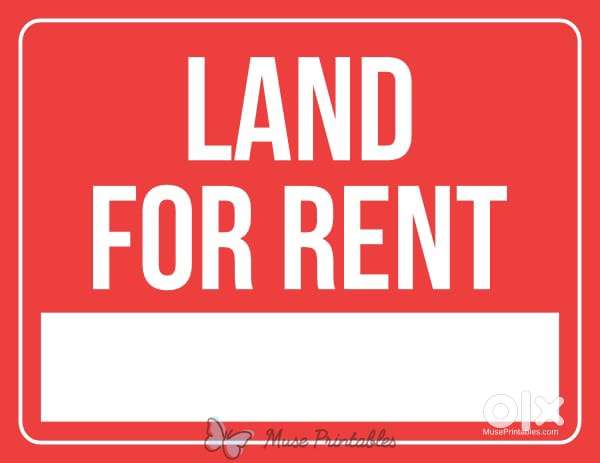 Land avaible for rent just 5 kms away from bemina bypass