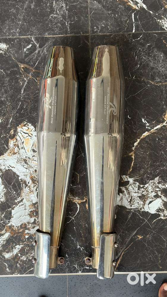 GT 650 & interceptor 650 echaust red rooster